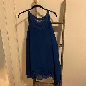 Max Studio Blue Mini Dress